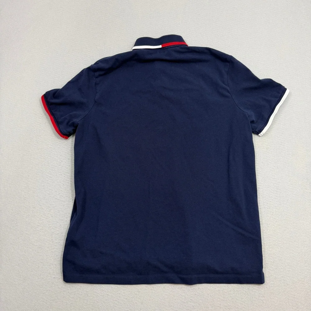 Polo Ralph Lauren Polo Shirt XL Navy USA Classic Fit Short Sleeve Shield Logo